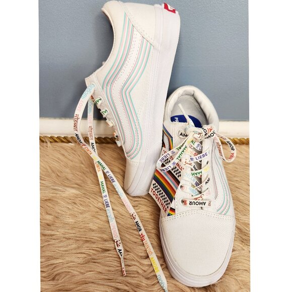 NWOBVANS OFF THE WALL "TOGETHER"  PRIDE /AWARENESS CANVAS SNEAKERS -UNISEX - Picture 3 of 6